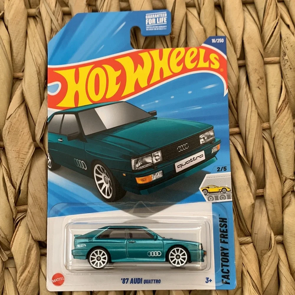 Hot Wheels 1987 Audi Quattro 1980s Diecast 80s Green Car Hotwheels Mattel 2025 🆕